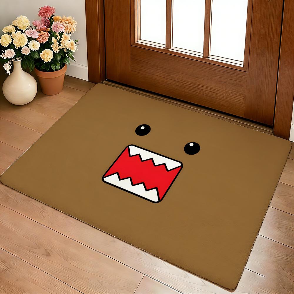 D-Domo-kun Japan Floor Mat Cozy Flannel Soft Thick Non-Slip Mat For Living Room Bedroom Kitchen Decor Rugs
