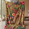 Golden Roses with Pearls Theme blanket Lightweight Warm Flannel Blanket Decorative Throw Blanket for Home Decoration