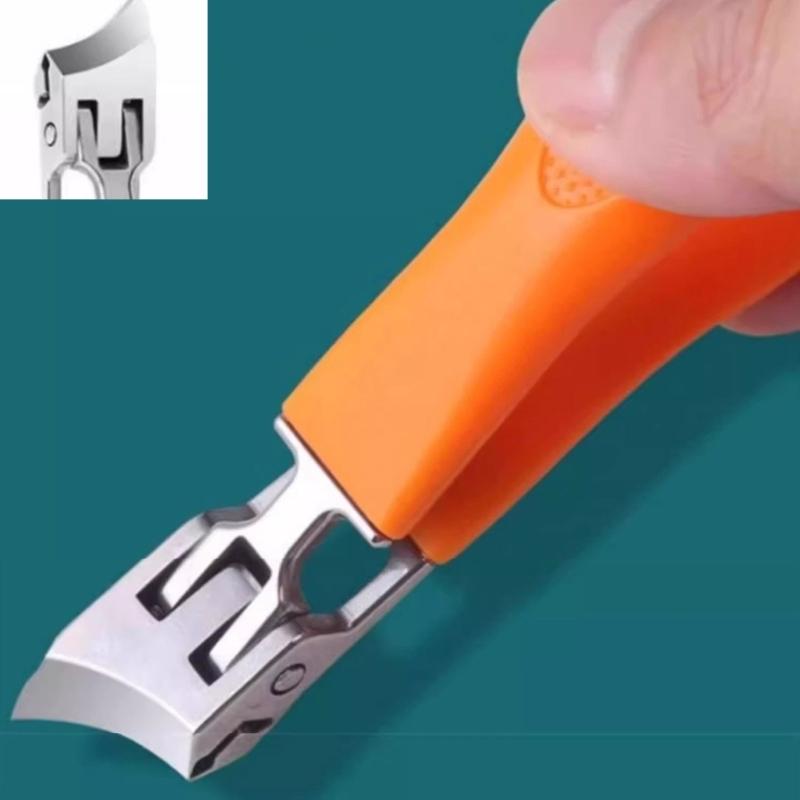 Anti Splash Nail Clippers Stainless Steel Nail Cutter Oblique Toe Nail Clippers Manicure Pedicure Tool Gift for Men Women