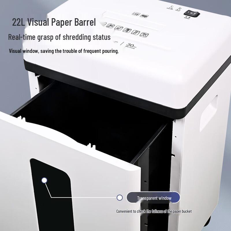 SUNWOOD High-Security Office Paper Shredder CN plug (adapter included)