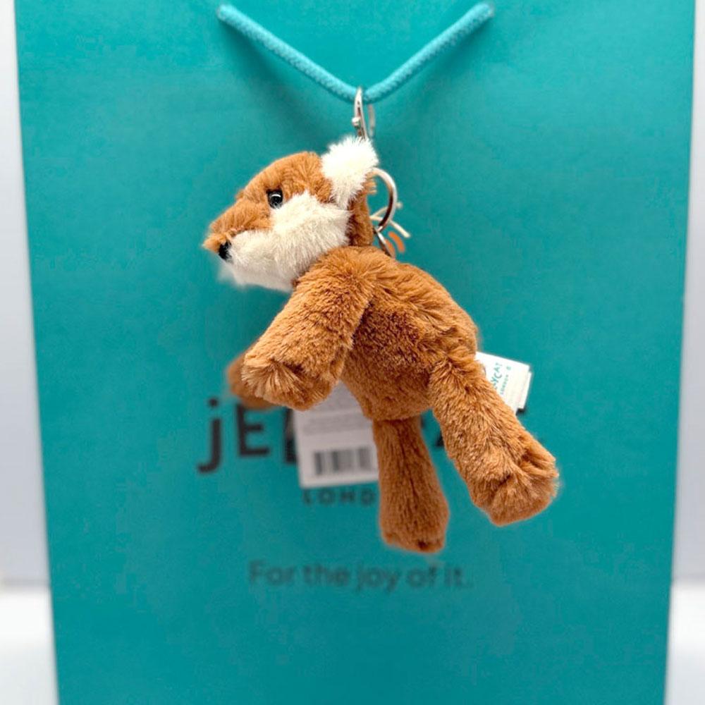 New JC Coffee Bean, Marshmallow, Ladybug, Frog, and Macaron Dessert Keychain & Bag Charm — Plush Toy Gift for Friends