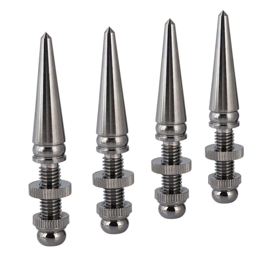 4 Pairs Pure Copper Shockproof Speaker Foot Spike Subwoofer Base Pad Stand Foot