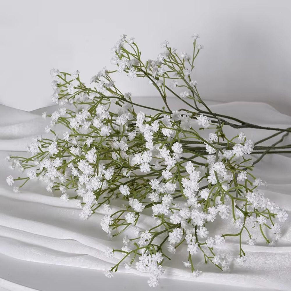30Pcs DIY Floral Artificial Baby Breath Flowers Artificial Flowers Bouquets  Bride Engagement