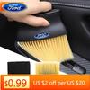 Car Sticker Ford New 2025 Hot Car Logo Cleaning Brush For Ford Explorer Edgs Fusion Expedition Mustang 2017-2020 Auto Smart Card