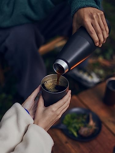 KINTO Trail Tumbler, 1080ml, Black, Double-Layer Vacuum Wall, Insulates Hot and Cold Drinks, Large Capacity, Product Code: 20224