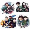 Anime Demon Slaye Iron On Patches Heat Transfers Patch For Clothes For Boy Girl T-shirt Hoodie Diy Appliques Decoration