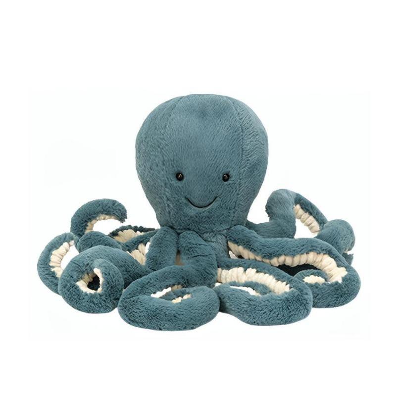 

JELLYCAT Ocean Animal Storm Octopus Companion Blue Doll Plush Figure 23cm High