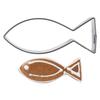 Fisch-Ausstecher aus Stahl 9 cm