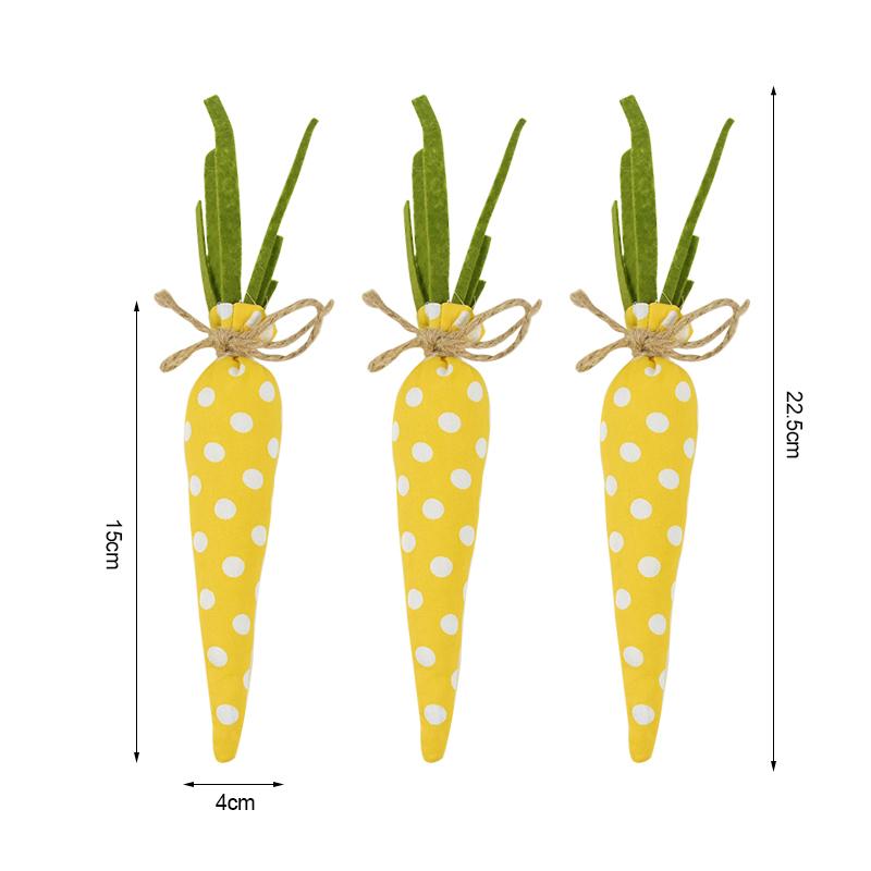 3/1pcs Nov Woven Easter Carrots Ornaments Hanging Pendant for Easter Home Decorations Supplies 2023 Kids Easter Favors Gifts Toy