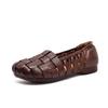 2026 Summer New First Layer Cowhide Breathable Soft Sole Lazy One Strap Mules Light Comfortable Women Sandals