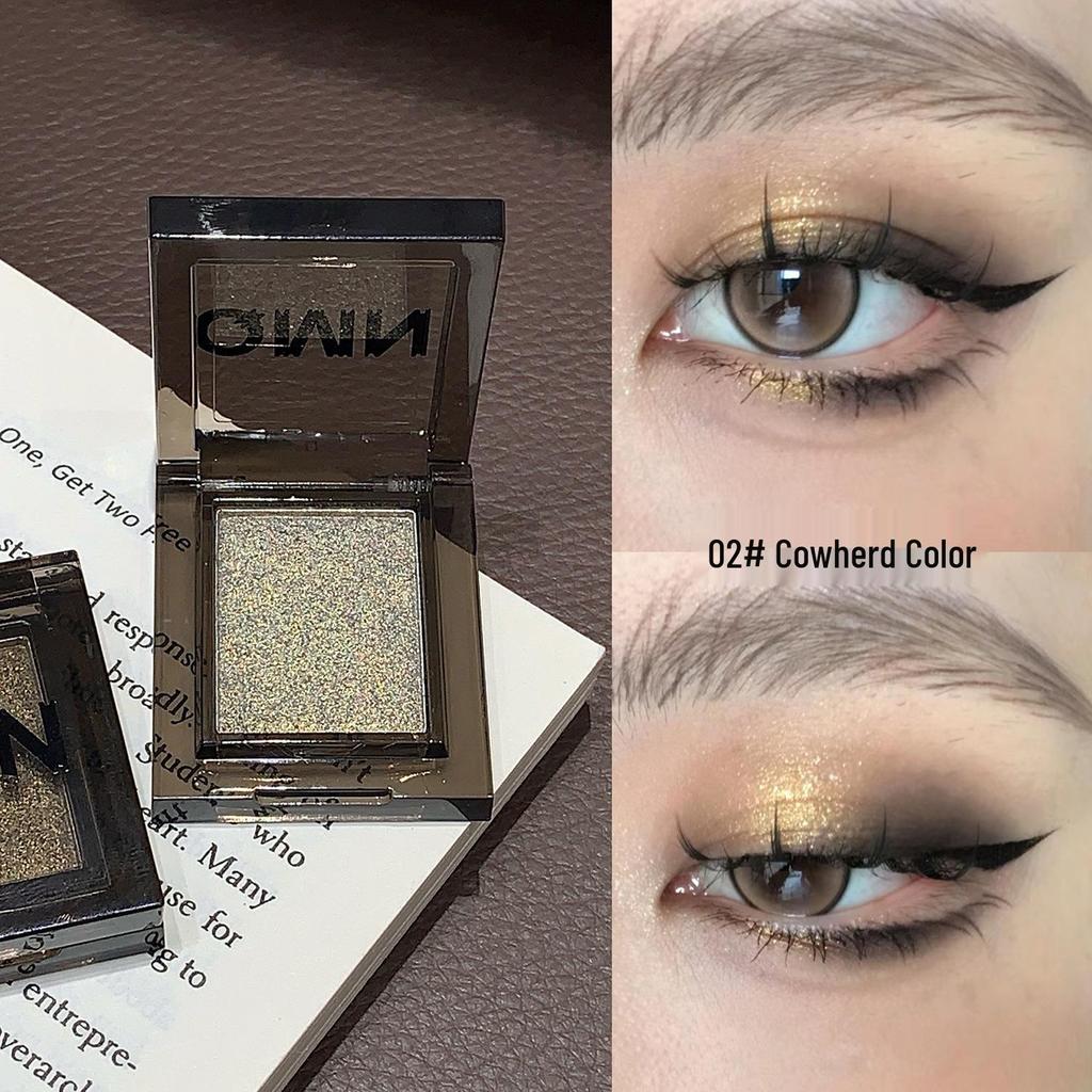 QMN Misty Starlight Matte Eyeshadow: Long-lasting, Pigmented, Natural Earth Tones, Light Makeup.