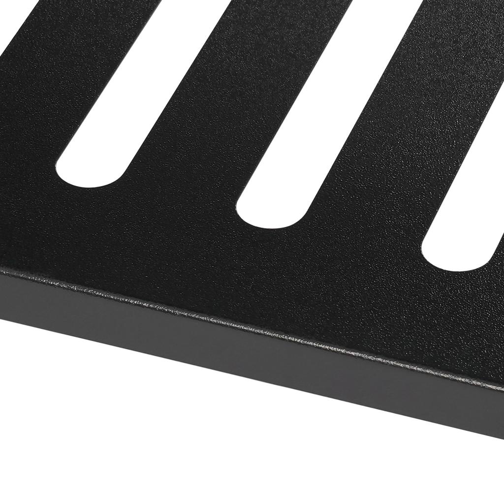 3-stöckiger industrieller mobiler Servierwagen 30,5" Rollender Barwagen mit 20 kg Fachlast für Restaurant Bar Café Küchenaufbewahrung