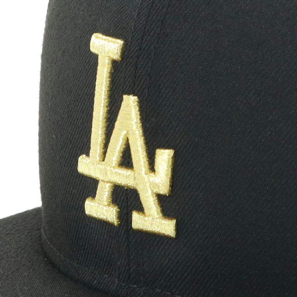 9FIFTY Los Angeles Dodgers Black X Gold 13562104 MLB [New Era] (Black/F/Men's)