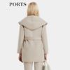 Ports Women's Wool Blend Mid-Length Coat