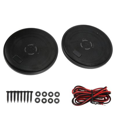 Paar Auto-Kuppel-Hochtöner 6 1/2 Zoll Audio-Lautsprecher 91dB 60–21000Hz 12V Universelle Komponenten