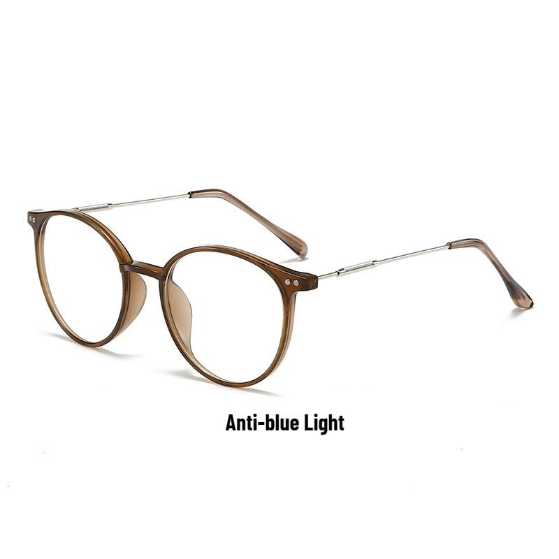 

Men Women Round Frame Photochromic Night Vision Sunglasses Retro Ultra-light UV400 Sunglasses Outdoor Driving Riding Glasses