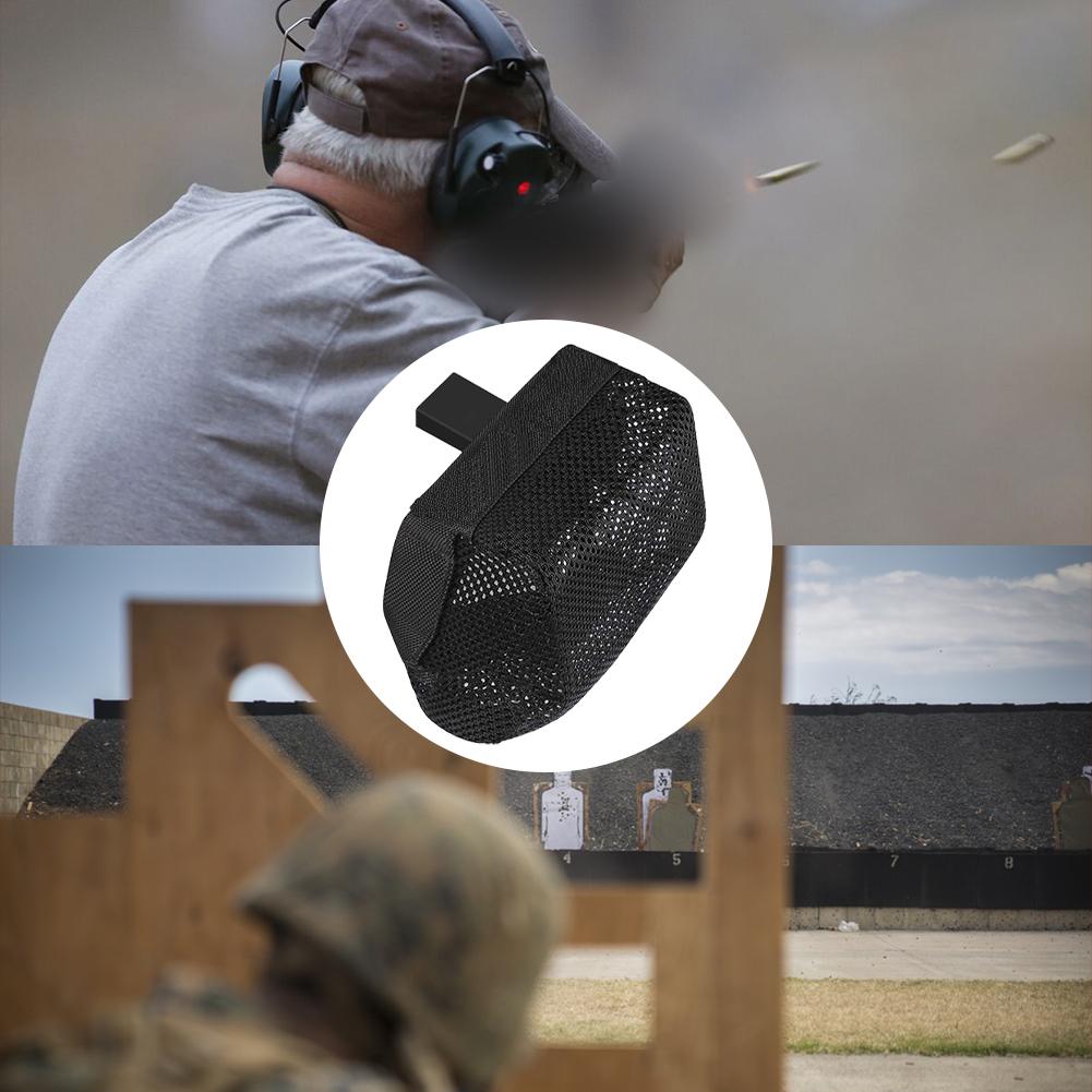 1pc Quick Release Shell Catcher With Detachable Picatinny Heat Resistant Thickened Brass Catcher Nylon Mesh For Rifle