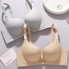 Seamless Lingerie Women's Gathering Bra Adjustable Type Breast Retraction Anti-sagging Thin Bra Without Underwire Push Up Bra