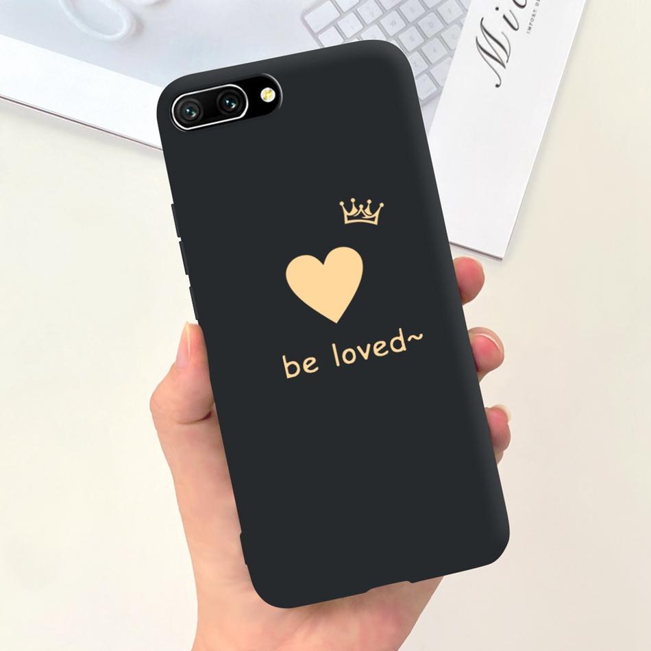 For Honor 10 Case Honor10 COL-L19 COL-L29 Fashion Moon Pattern Soft Silicon Protective Cover Phone Cases