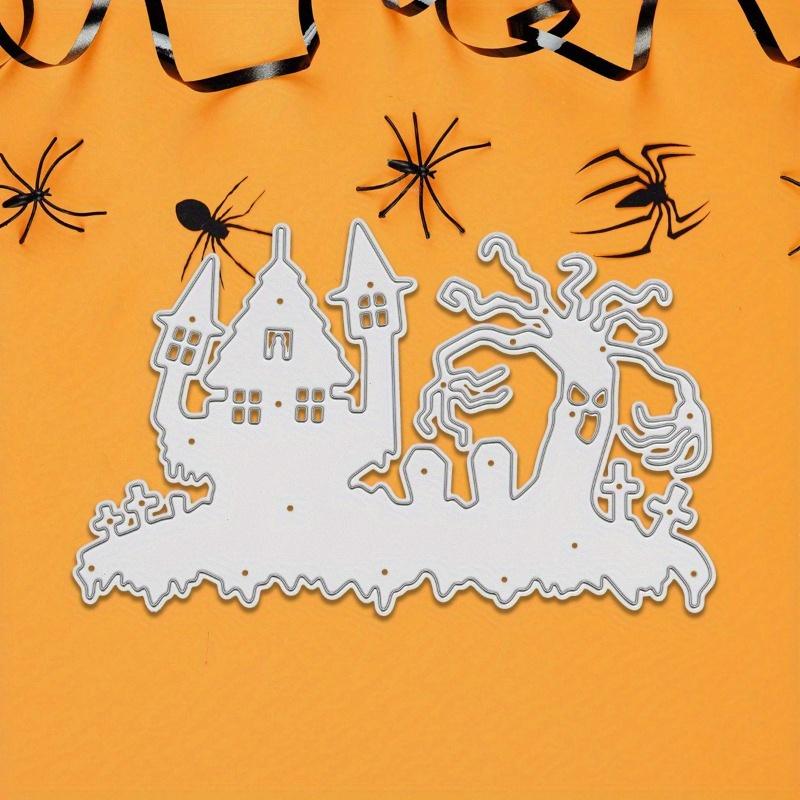 Creepy Castle Ghosts and Crosses Halloween Decorations with Silicone and Metal Clipper Mold