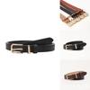 Elegant Faux Leather Womens Belt With Metal Buckle For Fashionable Jeans And Outfits