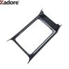 Car Console Water Cup Holder Frame Cover Trim For Volkswagen VW Golf 8 MK8 Pro R - Carbon Fiber Interior Accessories