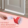 4 PCS Door Sealing Tape Self Adhesive PVC Wall Edge Trim Peel and Stick Corner Molding Door Seal Strip 5m X 60mm for Floor Home