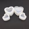 Silicone World 3D Heart Candle Silicone Mold Letters Epoxy Resin Mold DIY Crafts Aromatherapy Gypsum Soap Mold Home Decoration