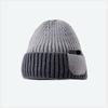 Korean Version of Autumn and Winter New Hat for Women Japanese Design Sense Winter Warm Knitted Wool Hat Fashionable Versatile Pullover Hat