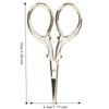 Lightweight Embroidery Scissors Stainless Steel Sewing Scissors Thread Scissors  For Sewing Crafts