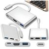 Adapter hub usb-c na hdmi / usb 3.0 / usb-c stacja dokująca multiport typ c