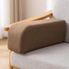 Supportive Curved Armrest Cushion Lightweight Sofa Pillow Compact Couch