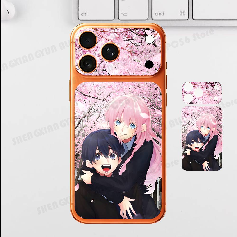 Shikimori-san Izumi Anime Figure For Iphone 17 Pro ProMax Back Protective Decorative Sticker Back Cover