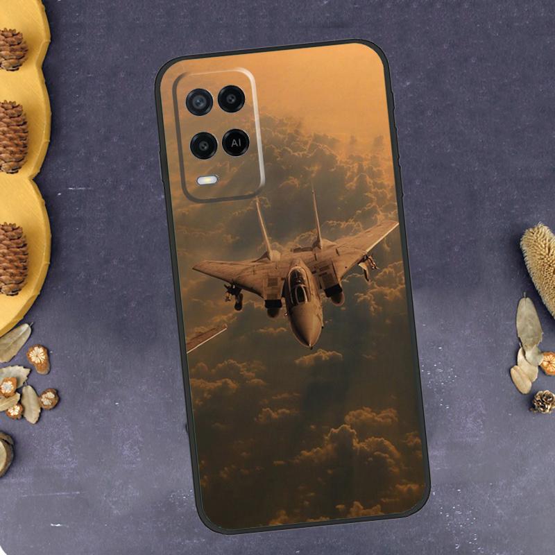 F14 Fighter Tomcat Phone Case For Oppo A79 A18 A38 A58 A78 A98 A17 A40 A60 A80 A16 A76 A96 A15 A74 A94 A54 A77