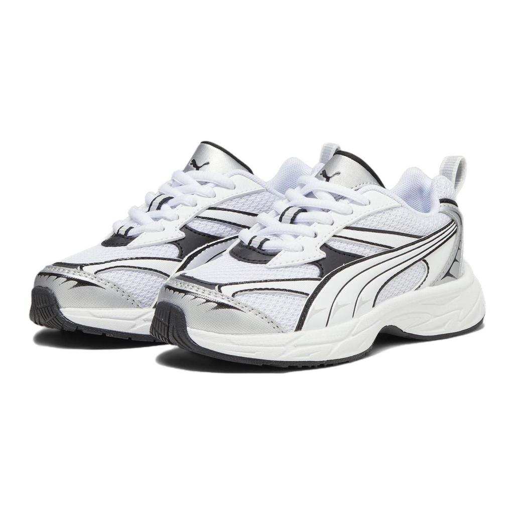 Puma Morphic Basic Little Kid Feather Grey Black Kids Sneakers 394378-02