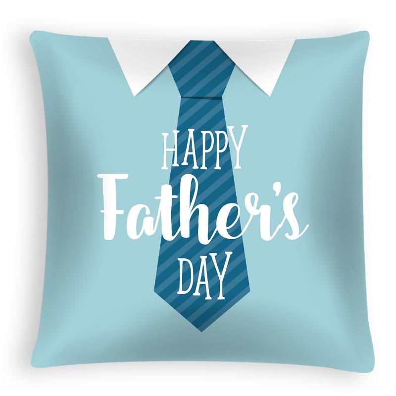 New Father's Day Pillowcases Are Stably Available for Holiday Home Sofa Cushions with Letter Prints
