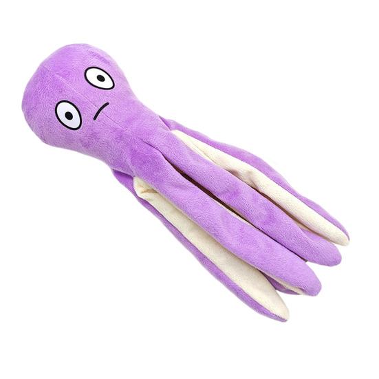 Chobotnice Hračka pro kočky s pískátkem Nadýchané chapadlo Dráždidlo Kousací hračka Odolná proti žvýkání Hračka chobotnice Interaktivní hračka pro domácí mazlíčky pro kočky