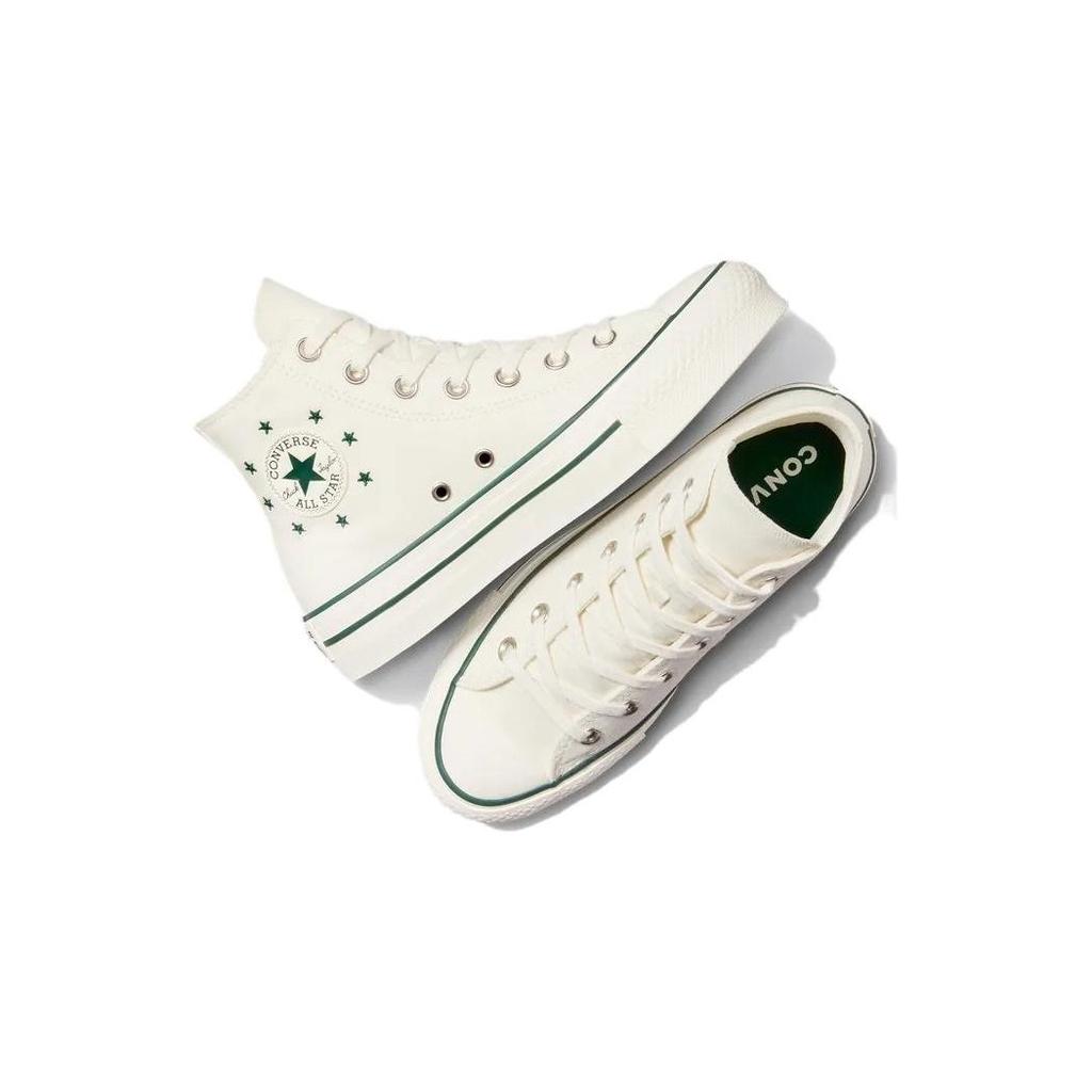 Converse Chuck Taylor All Star EVA Lift Durable Breathable High Top Canvas Shoes Kids Sneakers Beige A09772C