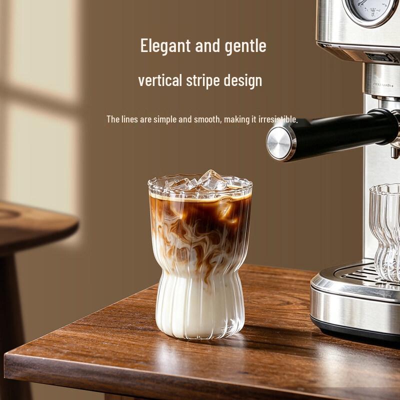 Mingling Heat-Resistant Borosilicate Glass Coffee Cup