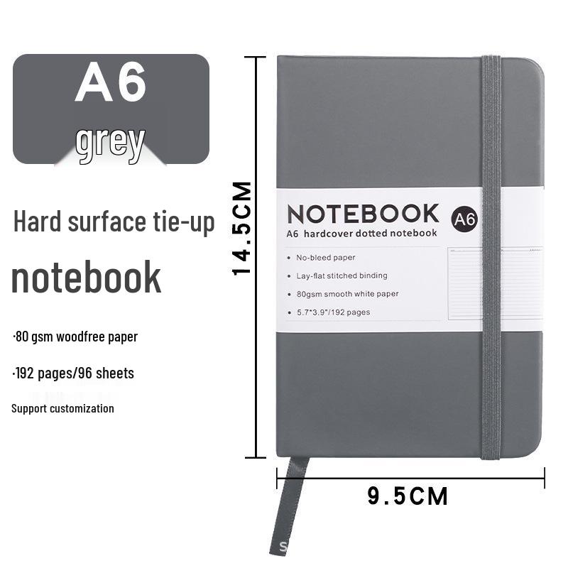 Custom A5 PU Notebook with Strap - Portable, Logo-Printable Business Journal, A6 Size Available