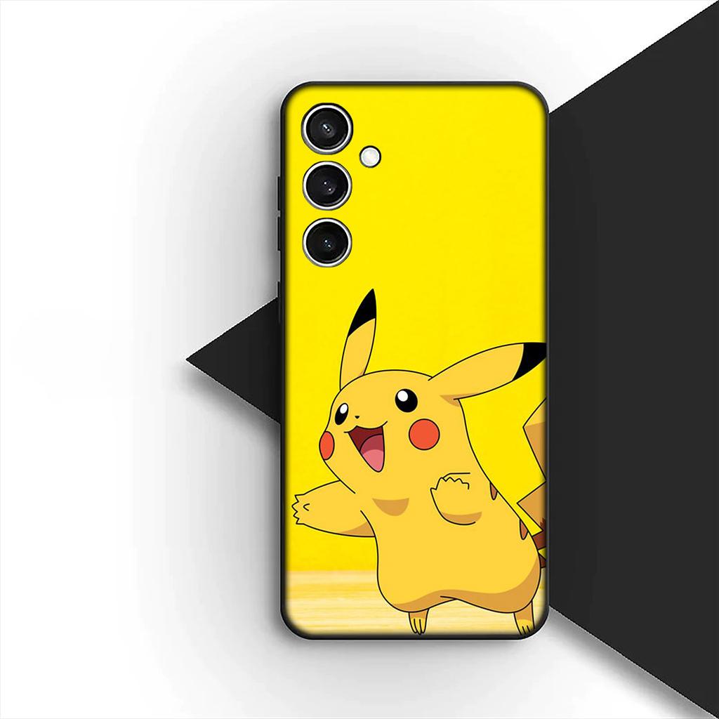 Cover for Samsung Galaxy S24 S25 S23 FE Ultra Plus S7 Edge S25+ S23+ A56 5G Casing Phone Case Gengar P-Pokemons GO P-Pikachus