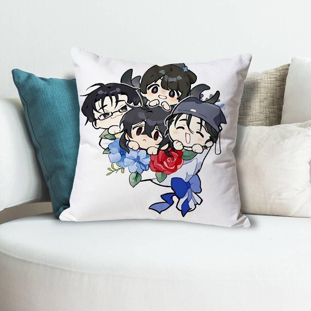 

Chibi Dao OF The BBizarre Immortal Pillow Cases for Bedroom Living Room Sofa Home Decor Polyester Cushion Cover with Zipper 30x30 cm