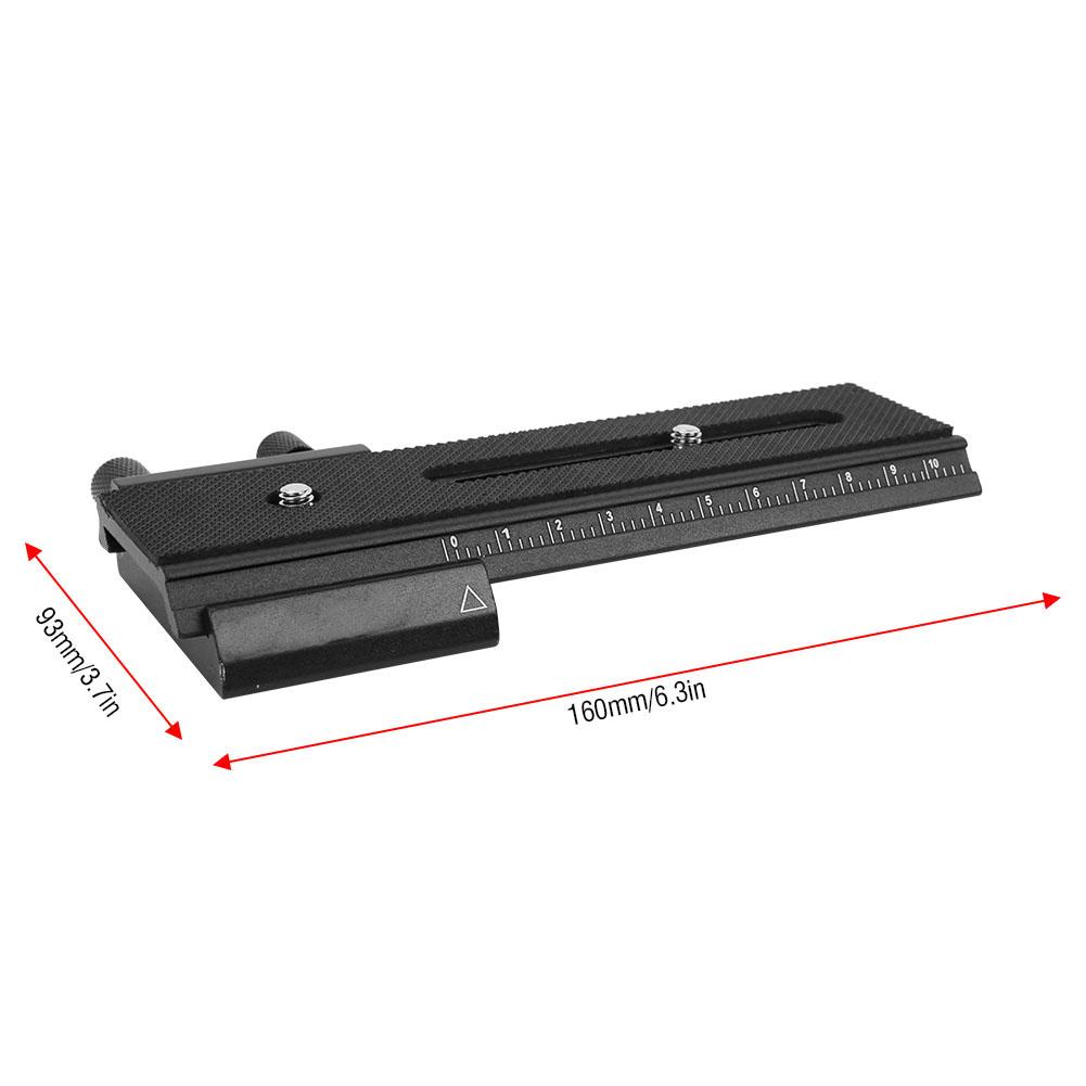 LP 01 Macro Long Focusing ClosE Up Quick Rlease Plate Slide Rail for DSLR Cameras