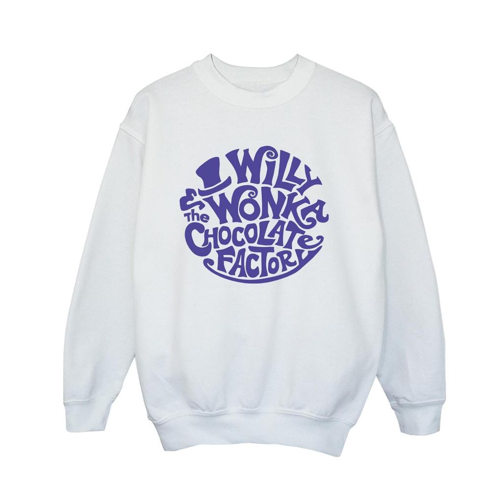 Willy Wonka & The Chocolate Factory Jungen-Sweatshirt mit typisiertem Logo