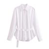Women's Autumn/Winter 2024 Versatile Poplin Shirt - Three Colors, Long Sleeve