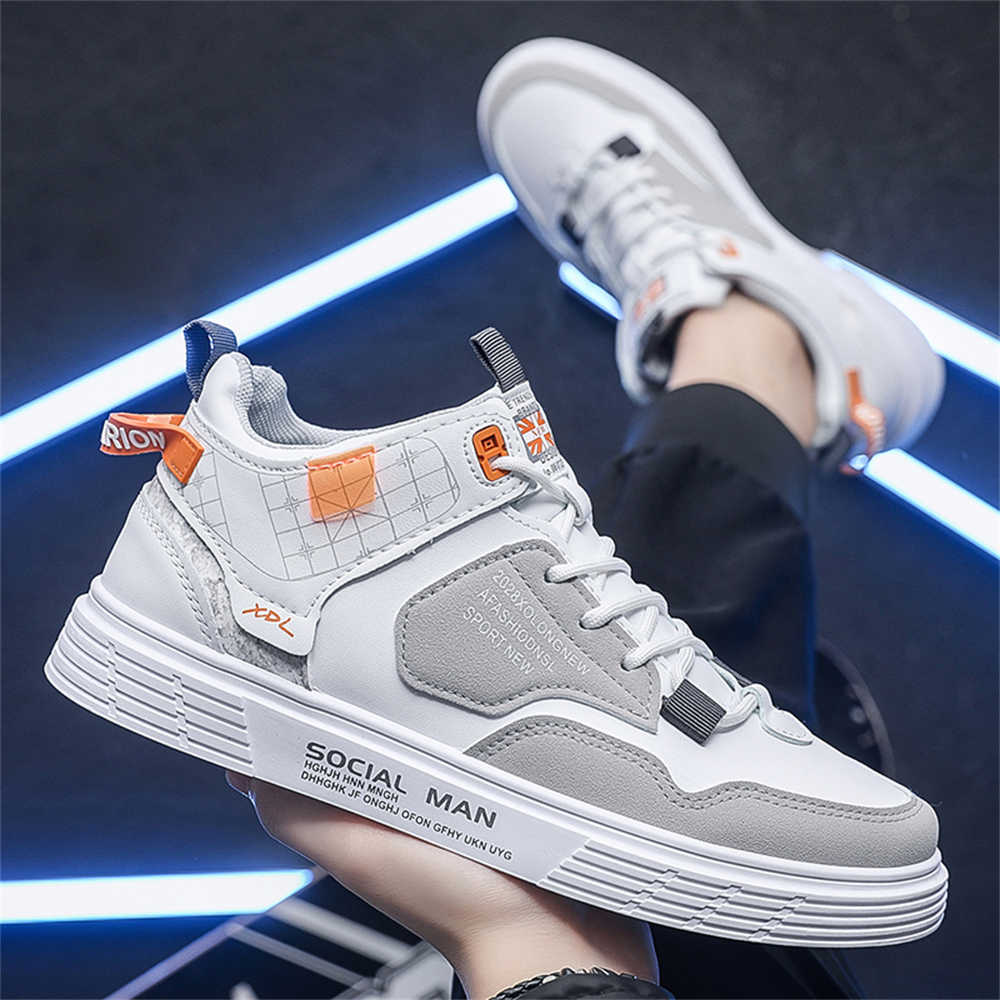 Fashion Demi-season Plateforme Shoes Original Vulcanize Man Fashion Sneakers Size 49 Men's Boots Sport Sheos High Brand Saoatenis