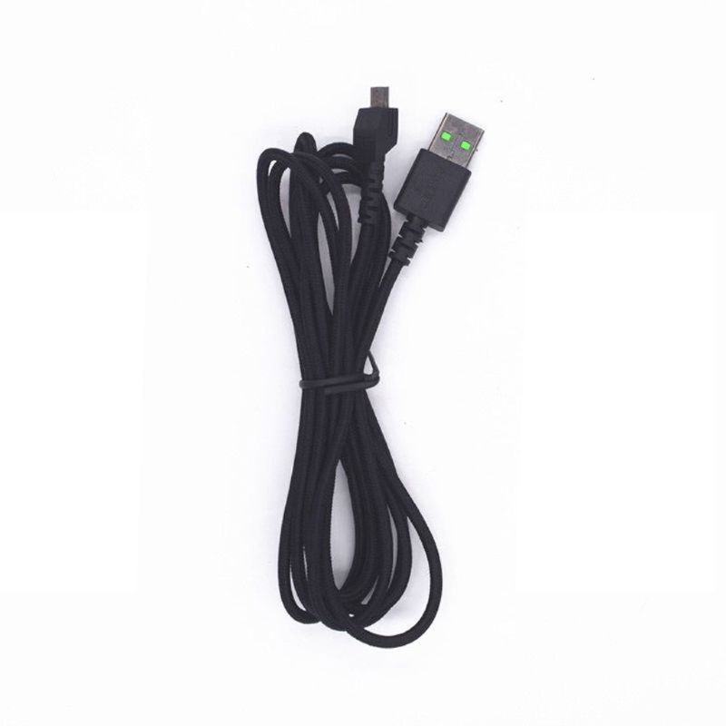 Durable Nylon Braided USB Mouse Cable Line for Razer Mamba