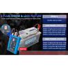 Kit d'outils de test et de nettoyage universels pour injecteurs de carburant avec 8 modes d'impulsion, double canal 4 fils (pour 2 injecteurs), Adaptateurs 8 Tailles,