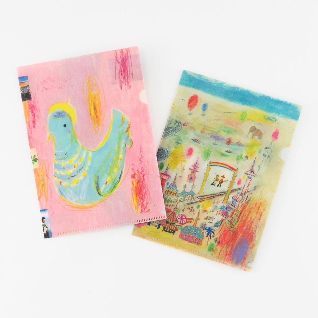 Hobonichi Techo Hobonichi Clear File by Ryoji Arai for Cousin Size of Planner Accessories (Set 2)