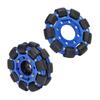Omni Wheel 4in Omnidirectional Aluminium Alloy Hub Component Part for Robot Toy DIY Omnidirectional Wheel